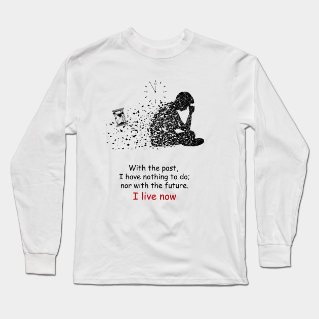 quotes inspiration Long Sleeve T-Shirt by ART&LINES